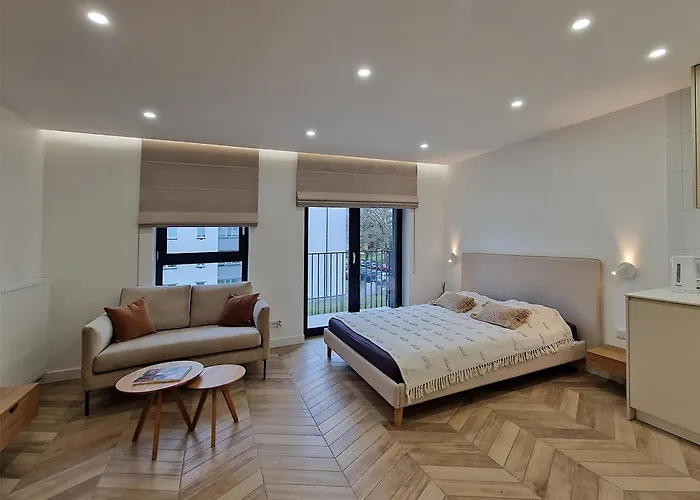 New Funcional Easy Stay High Standard Kraków apartment free garage parking